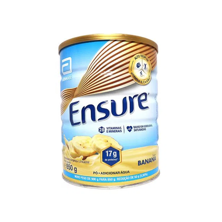 imagem do produto Suplemento Adulto Ensure P Sabor Banana 400g