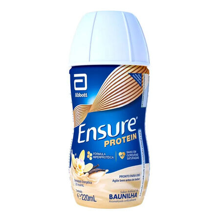 imagem do produto Suplemento Adulto Ensure Protein Sabor Baunilha 220ml