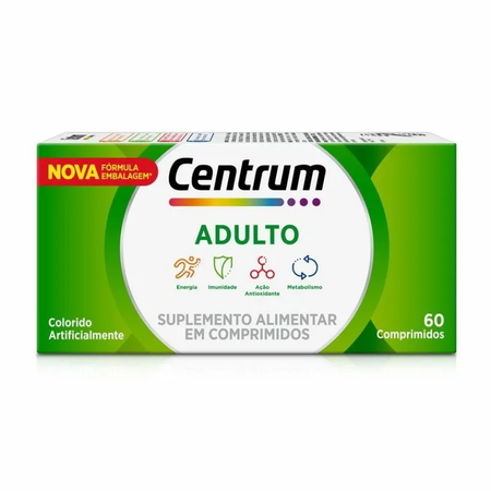 imagem do produto Suplemento Alimentar Centrum Adulto Com Vitaminas de A A Z -