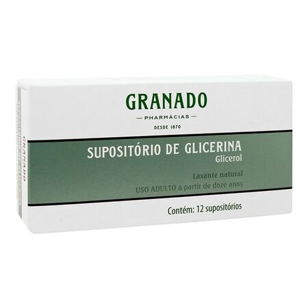 imagem do produto Supositorio Glicerina Granado Adulto 12un