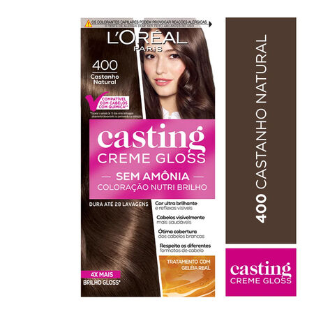 imagem do produto Tinta Castanho Gloss 400 Castanho Natural
