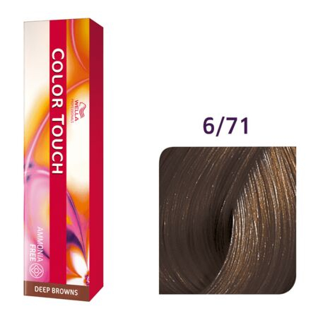 imagem do produto Tinta Color Touch 6.71 Louro Escuro Marrom Acinzetado