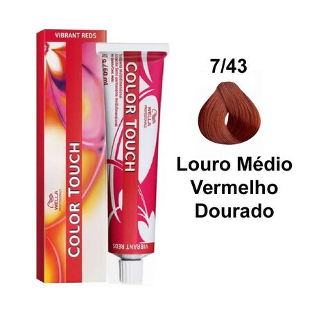 imagem do produto Tinta Color Touch 7.43 Louro Medio Vermelho Do