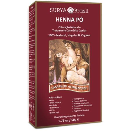 imagem do produto Tinta Hena Surya Po Castanho  50g