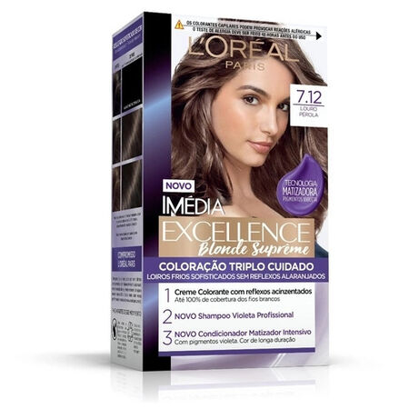 imagem do produto Tinta Imedia Blonde Supreme 7.12