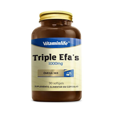 imagem do produto Triple Efas Omega 369 1000mg 90cps Vitaminlife