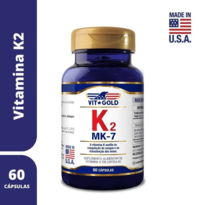imagem de Vit Gold K2 Mk-7 100mg 60 Capsulas