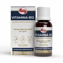 imagem de Vitamina B12 Vitafor Gotas 20ml Menta