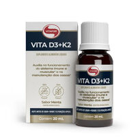 imagem de Vitamina  D3+k2 Vitafor Gotas 20ml Menta