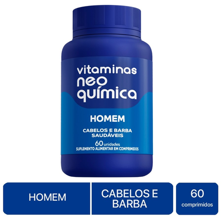 imagem do produto Vitamina Neo Quimica Homem 60 Comprimidos