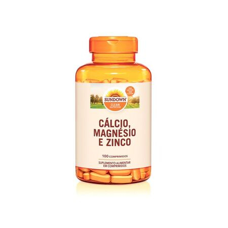 imagem do produto Vitamina Sundown Calcio Magn  Zinco 100 Comprimidos