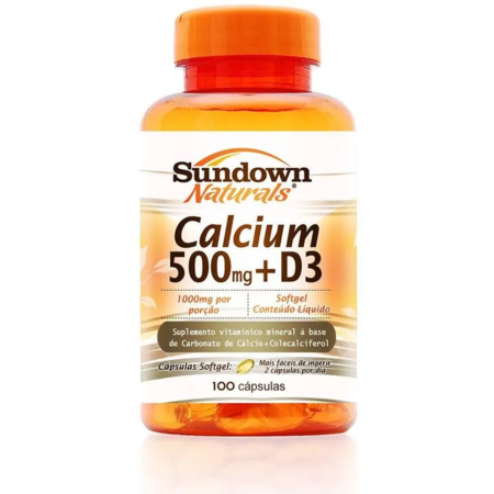imagem do produto Vitamina Sundown Calcium 500mg+d3 100 Capsulas