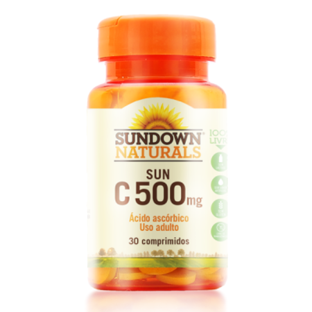imagem do produto Vitamina Sundown Sun C 500 Mg Acido Asc 30 Comprimidos