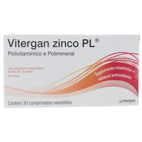 imagem de Vitergan Zinco Plus 30 Comprimidos