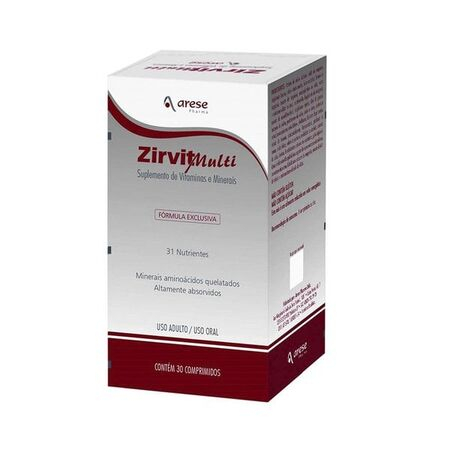 imagem do produto Zirvit Multi 30 Comprimidos***